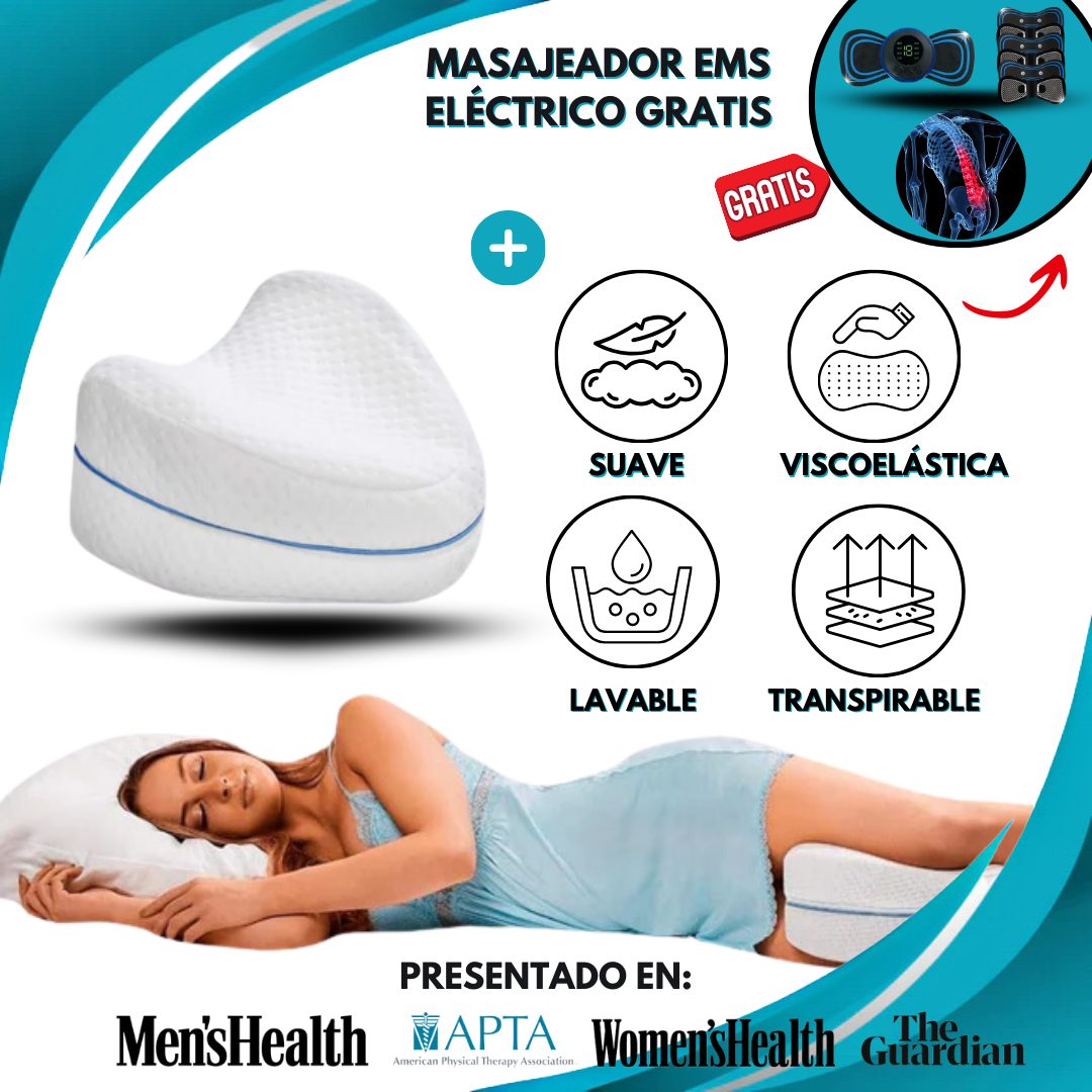 Almohada Ortopédica Cadera + Masajeador Eléctrico